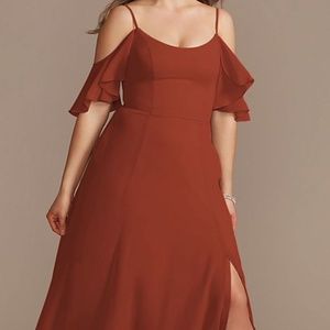 David's Bridal Bridesmaid Dress - Cinnamon